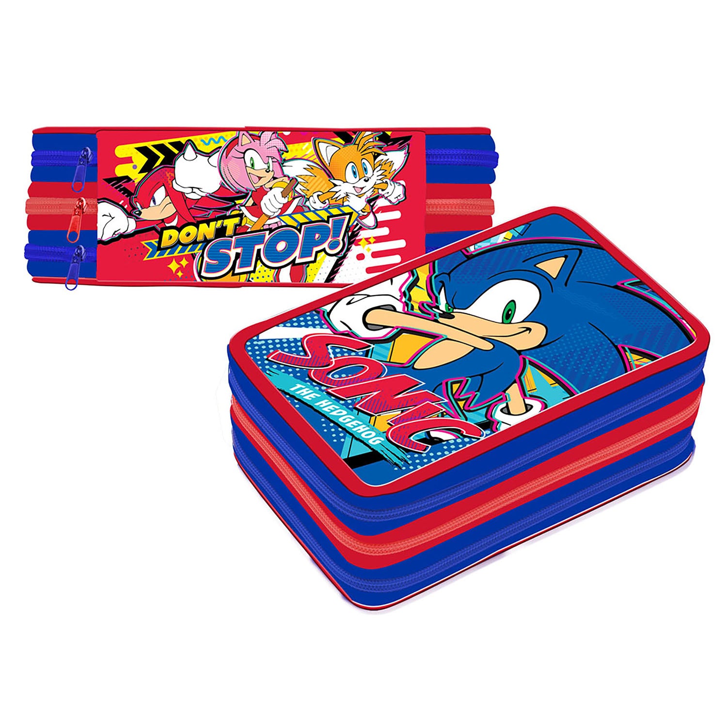 FUTURA - Astuccio 3 Zip Sonic The Hedgehog Premium